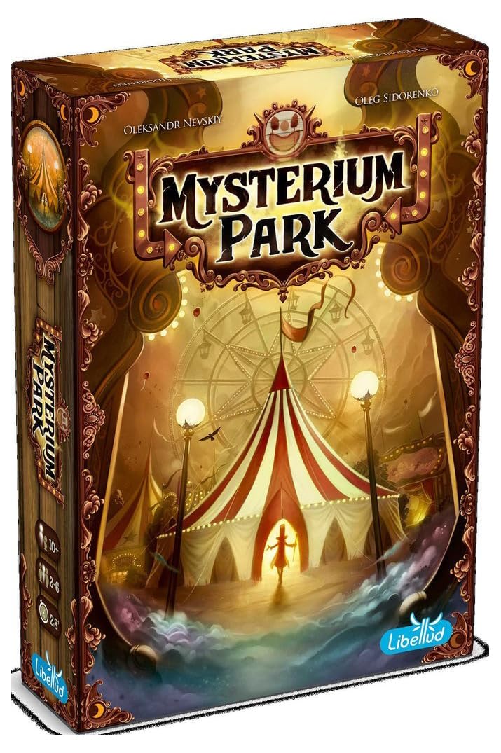 Asmodee Mysterium Park Board Game - Uncover Dark Secrets in a Charming Carnival Setting, Cooperative Mystery for Kids & Adults, Ages 10+, 2-7 Players, 28 Minute Playtime - Image 1